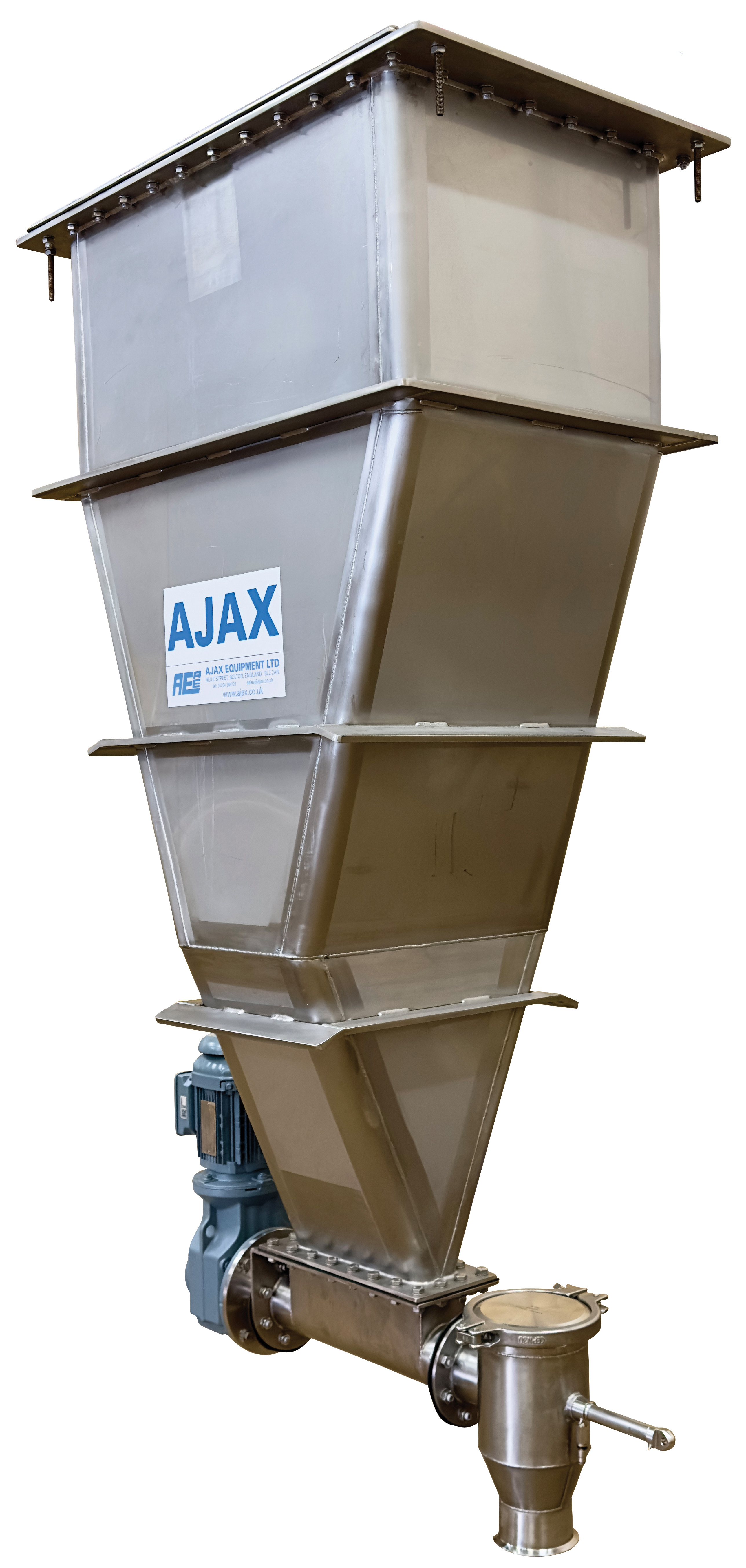 Hopper and Feeder for Metal Powders
